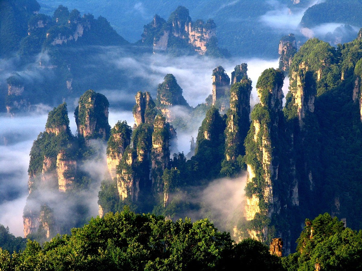Zhangjiajie National Forest Park (Yuanjiajie & Tianzi Mountain)